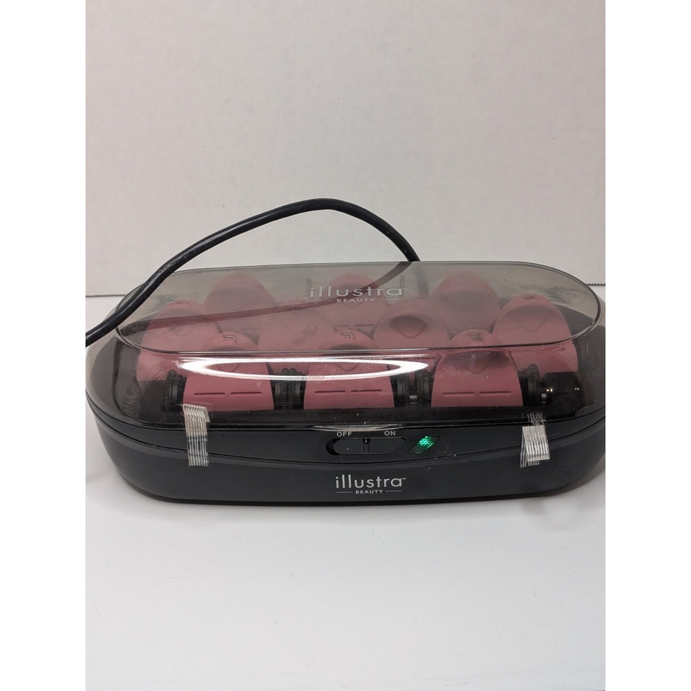 Illustra Beauty Ultra Pro Hot Roller Set CM-210 Ceramic Tourmaline Pearl Heated